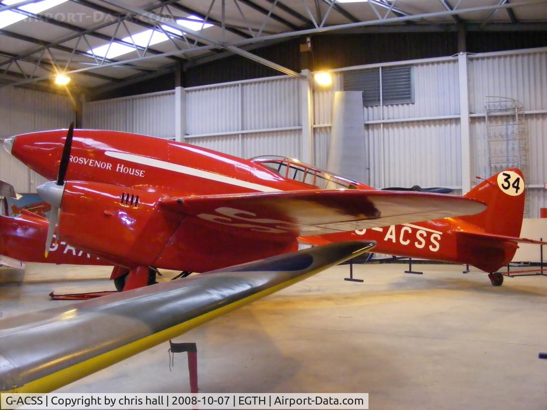 G-ACSS, 1934 De Havilland DH-88 Comet C/N 1996, The Shuttleworth Collection, Old Warden