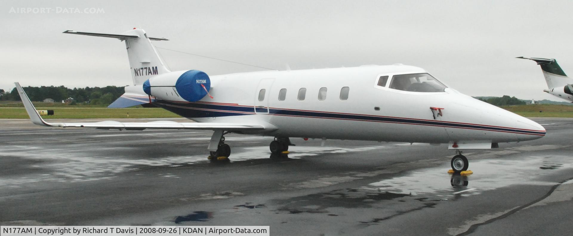 N177AM, 1991 Gates Learjet 55C C/N 147, 1991 Lear 55C in Danville Va.