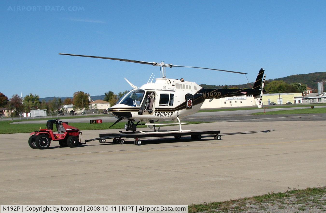 N192P, 1995 Bell 206B JetRanger III C/N 4336, at Williamsport