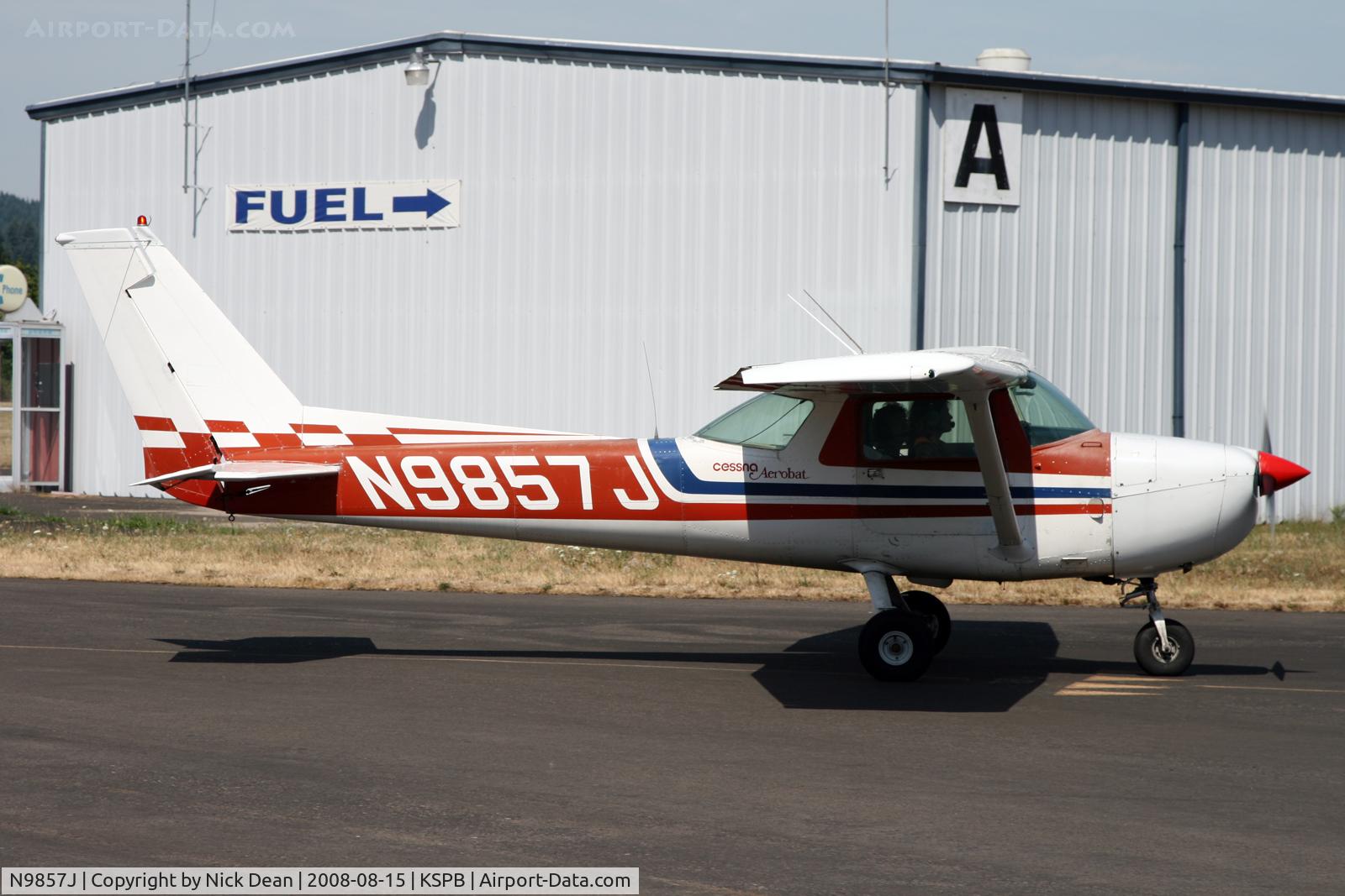 N9857J, 1976 Cessna A150M Aerobat C/N A1500666, KSPB