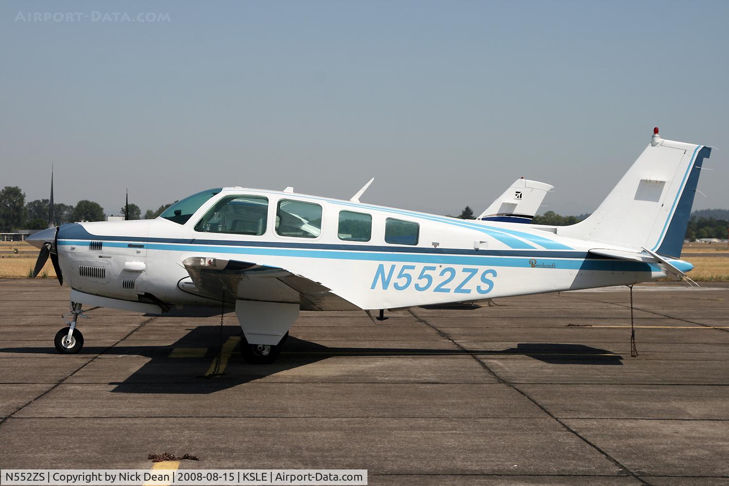 N552ZS, 1983 Beech B36TC Bonanza C/N EA-343, /