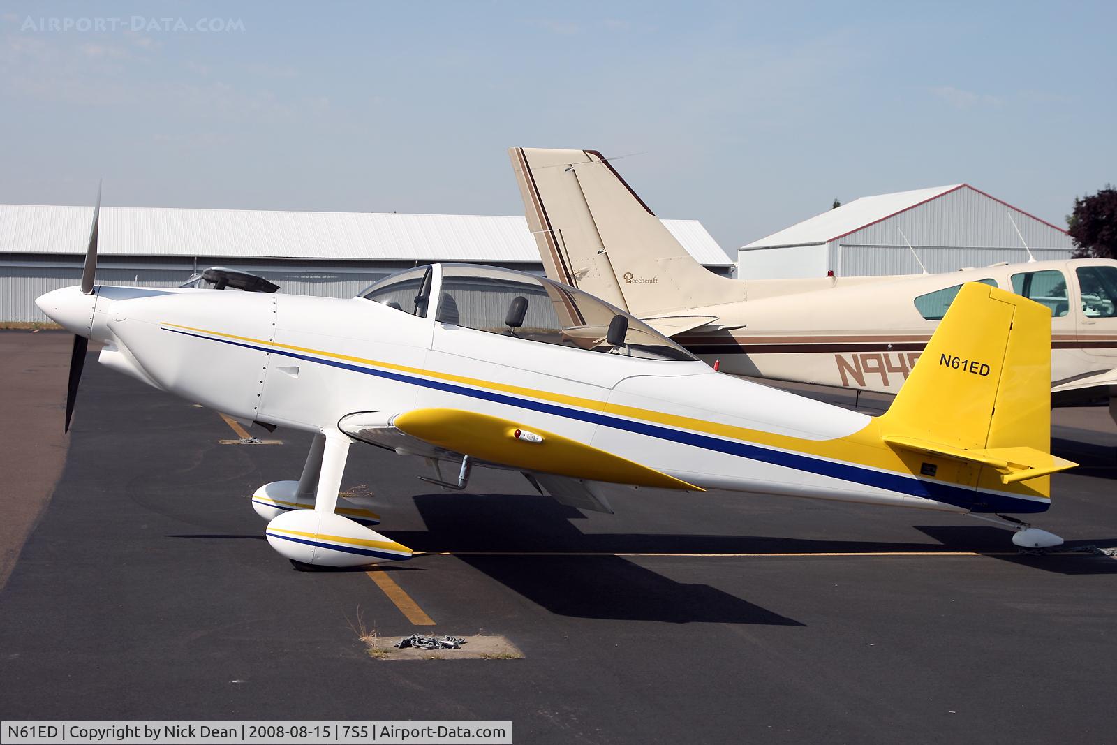 N61ED, 2007 Vans RV-8 C/N 82707, /