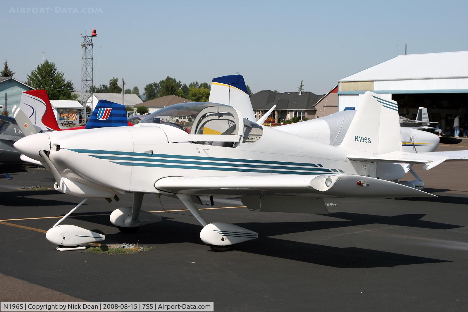 N196S, Vans RV-6A C/N 22763, /