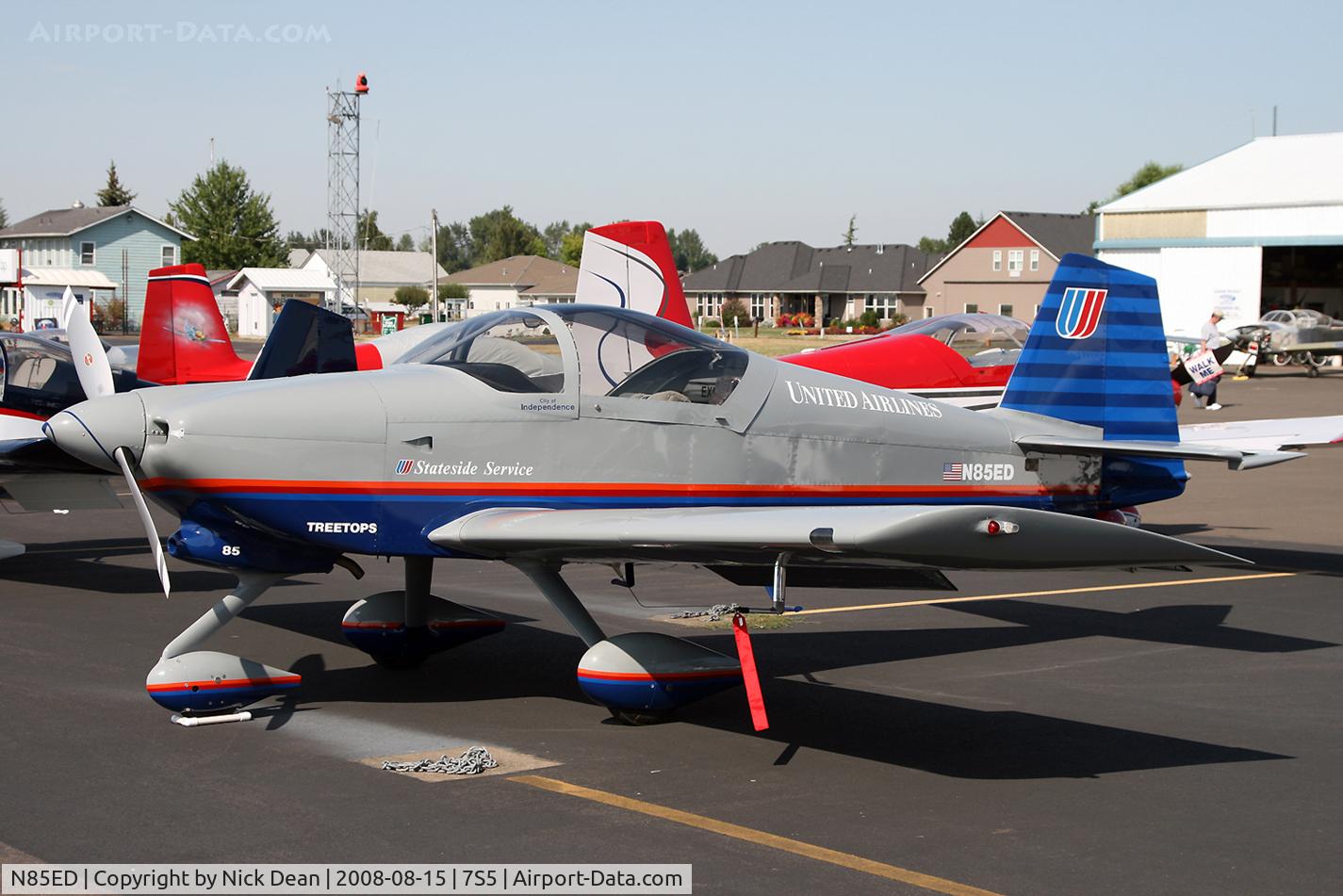 N85ED, 1999 Vans RV-6A C/N 22707, /