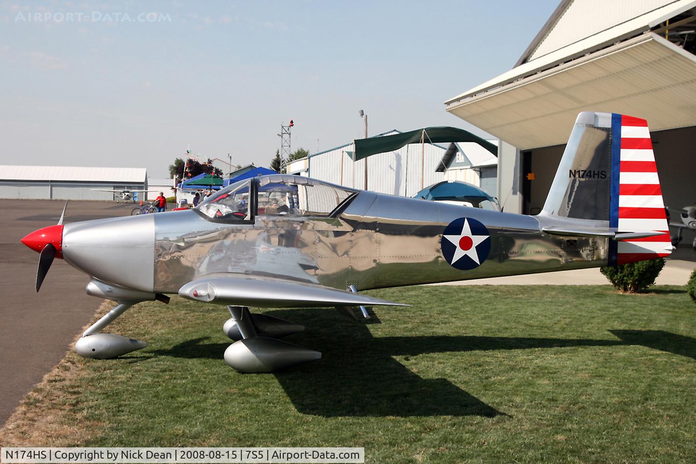 N174HS, 2007 Vans RV-7A C/N 71983, /