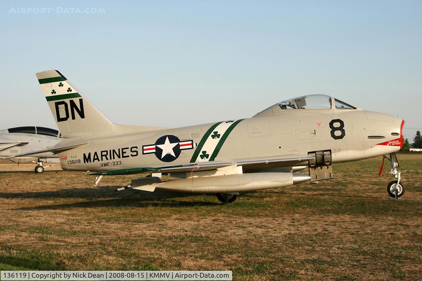 136119, North American F-1C Fury C/N 194-346, /