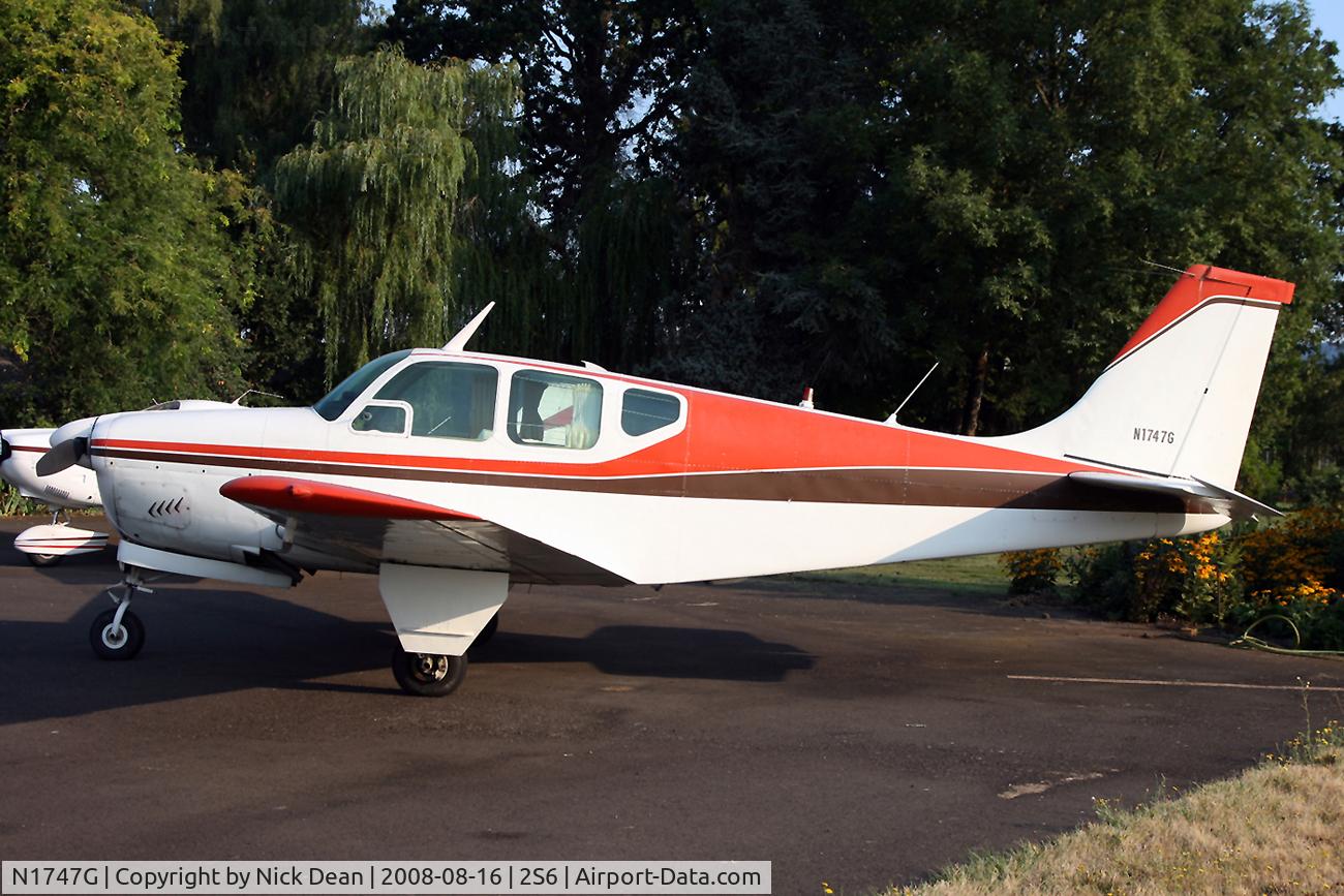 N1747G, 1962 Beech 35-B33 Debonair C/N CD-492, /