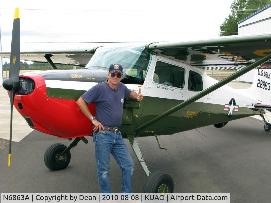 N6863A, 1956 Cessna 172 C/N 28963, Proud Papa with his new baby!