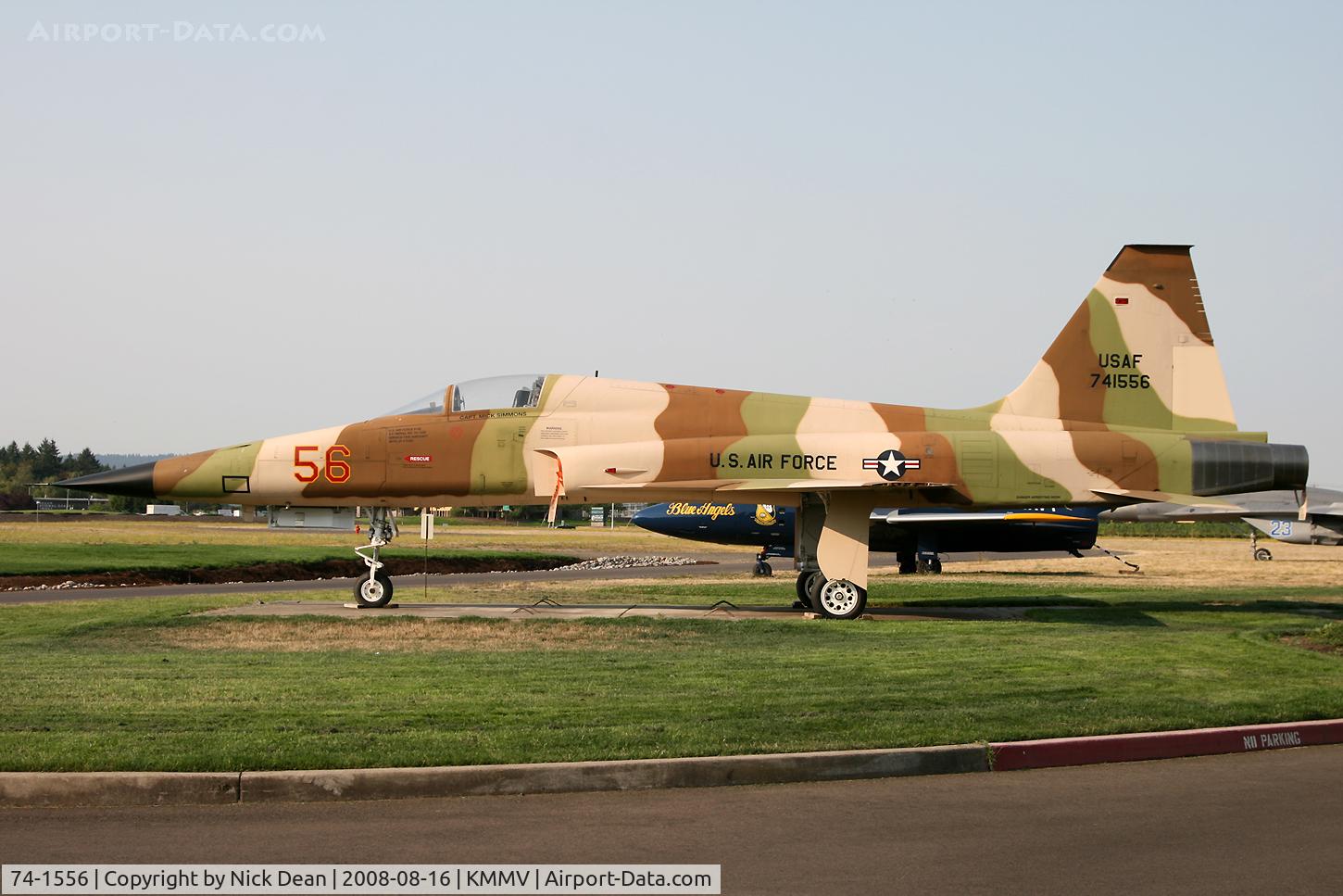 74-1556, Northrop F-5E Tiger II C/N N.1216, /