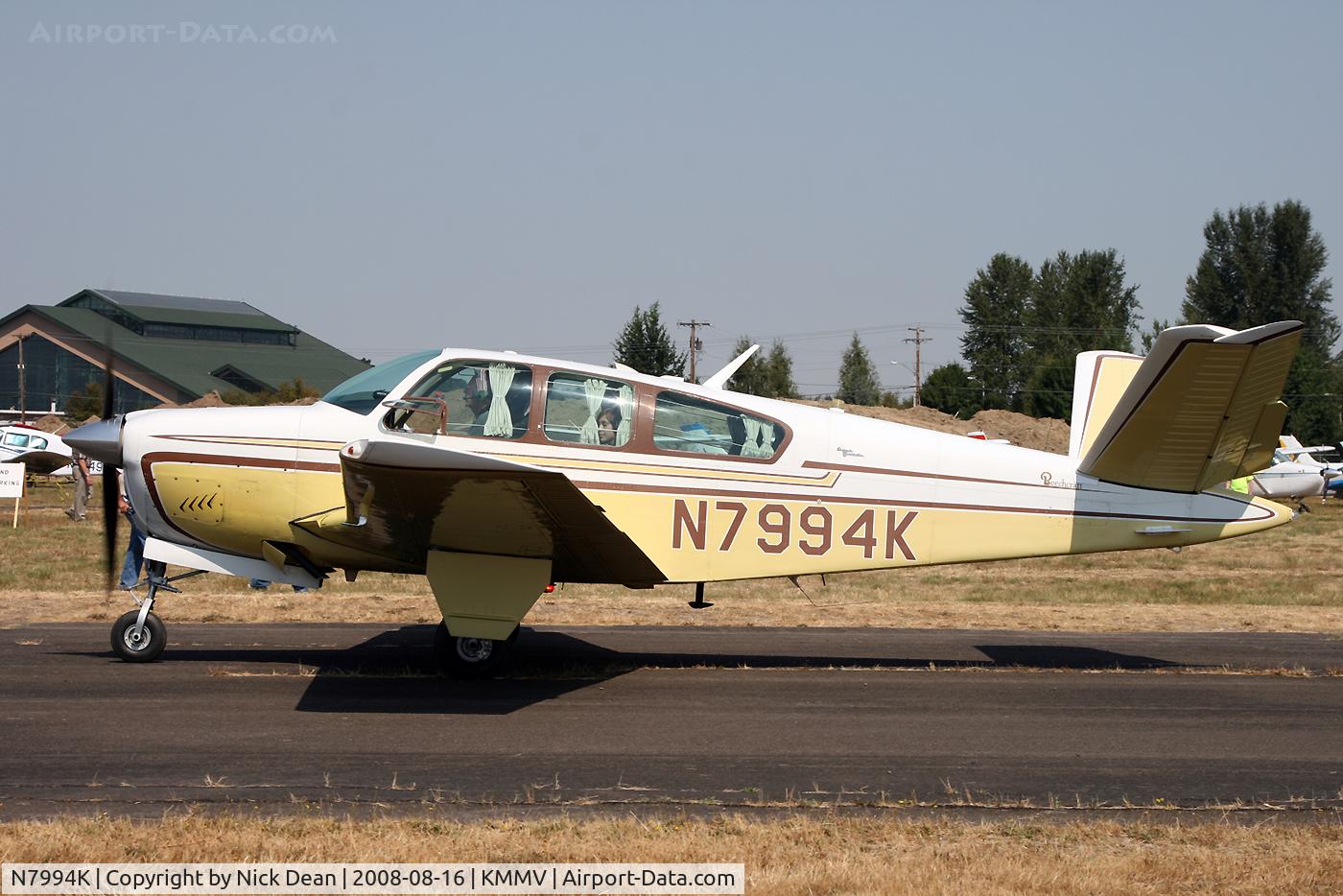 N7994K, 1964 Beech S35 Bonanza C/N D-7502, /