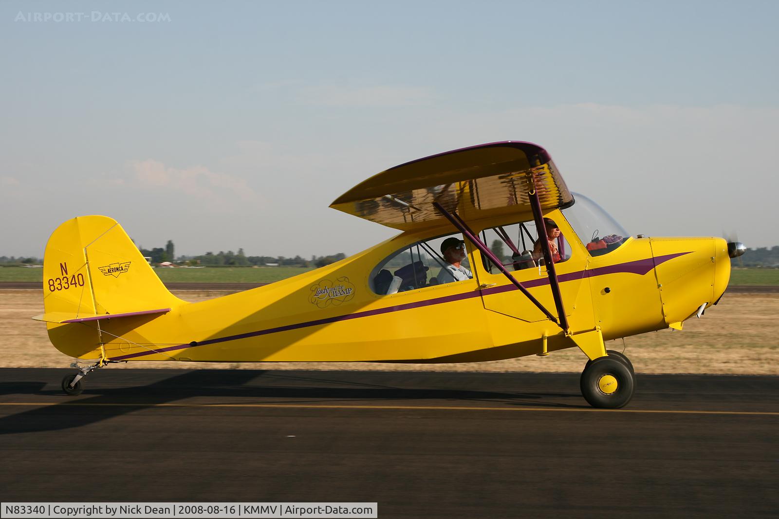 N83340, 1946 Aeronca 7AC Champion C/N 7AC-2007, /