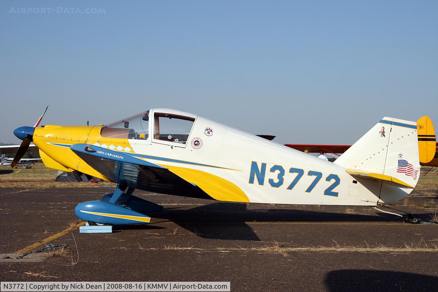 N3772, 1971 Boyles MINICAB COUPE C/N 2, 2008 McMinnville fly-in