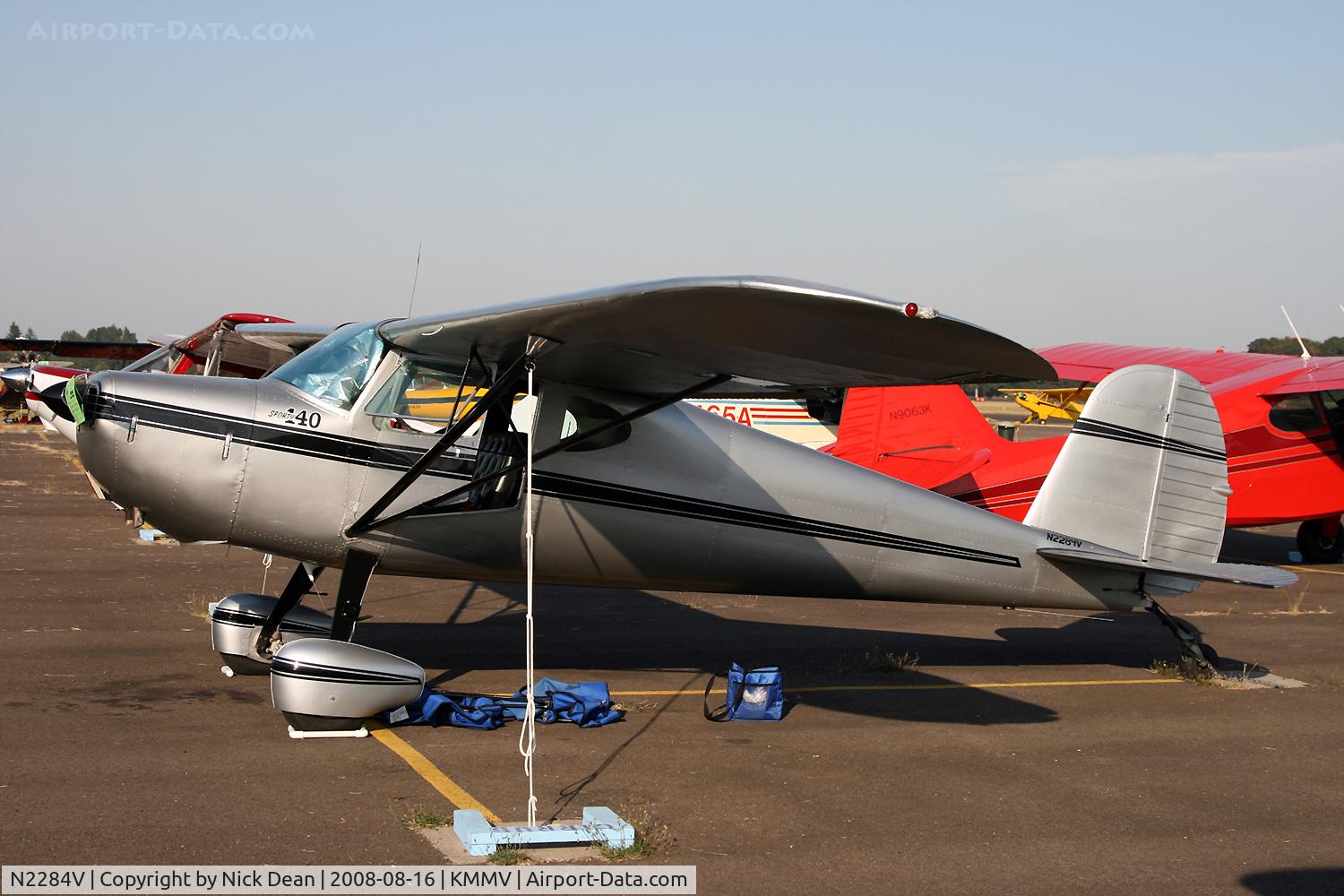 N2284V, 1948 Cessna 140 C/N 14514, 2008 McMinnville fly-in