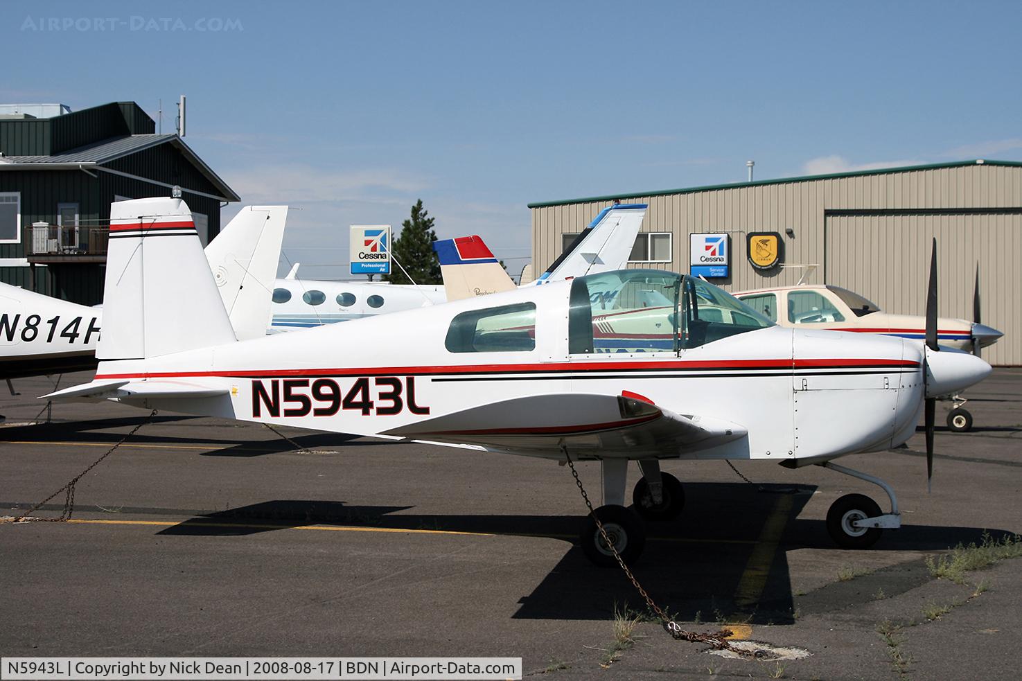 N5943L, 1969 American AA-1 Yankee C/N AA1-0243, /