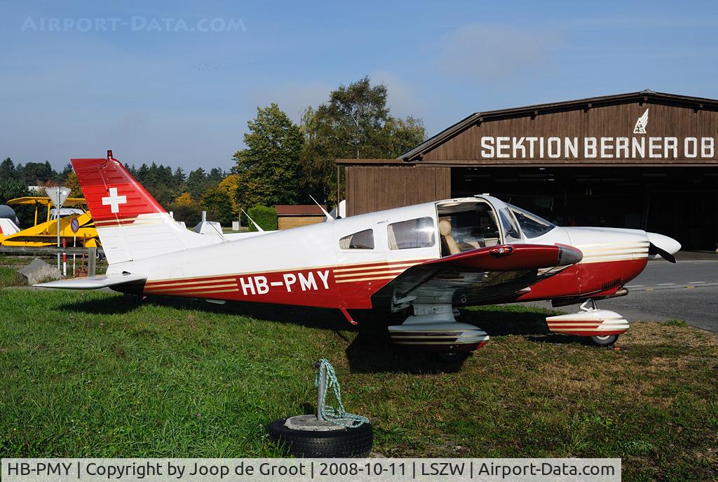 HB-PMY, 1993 Piper PA-28-181 Archer II C/N 2890191, This Archer was being prepared for the flying day to come.