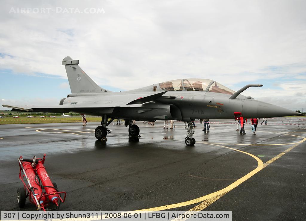 307, Dassault Rafale B C/N 307, Displayed during LFBG Airshow 2008
