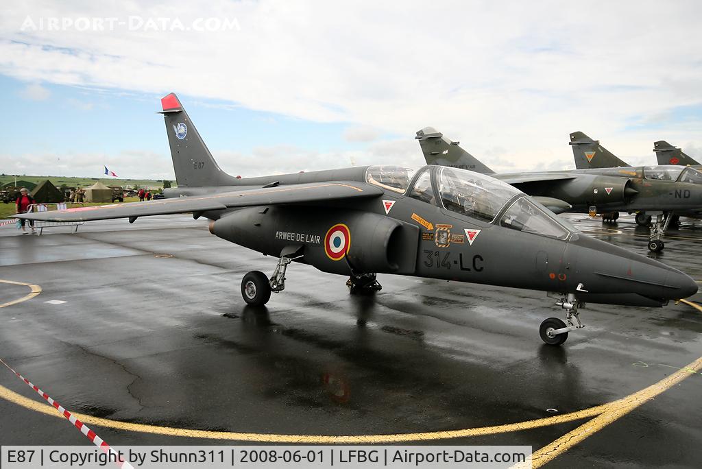 E87, Dassault-Dornier Alpha Jet E C/N E87, Static display during LFBG Airshow 2008