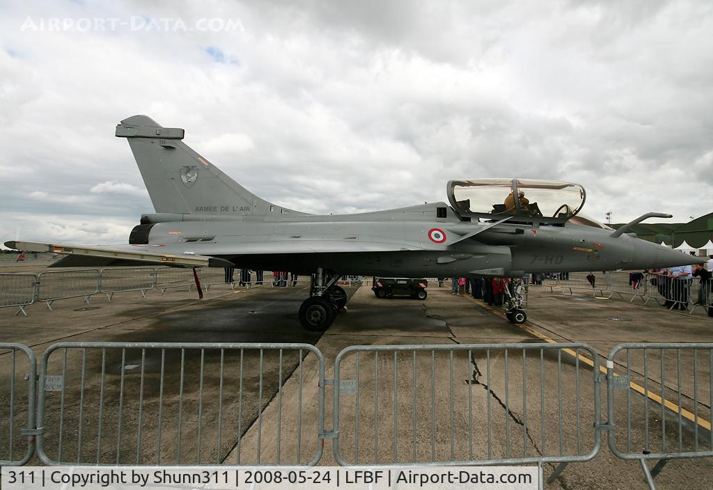 311, Dassault Rafale B C/N 311, Used as static display during Air Expo Airshow 2008 at LFBF