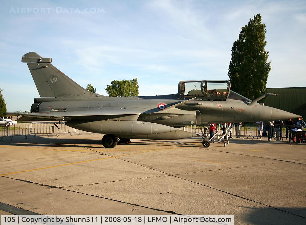 105, Dassault Rafale C C/N 105, Displayed during LFMO Airshow 2008