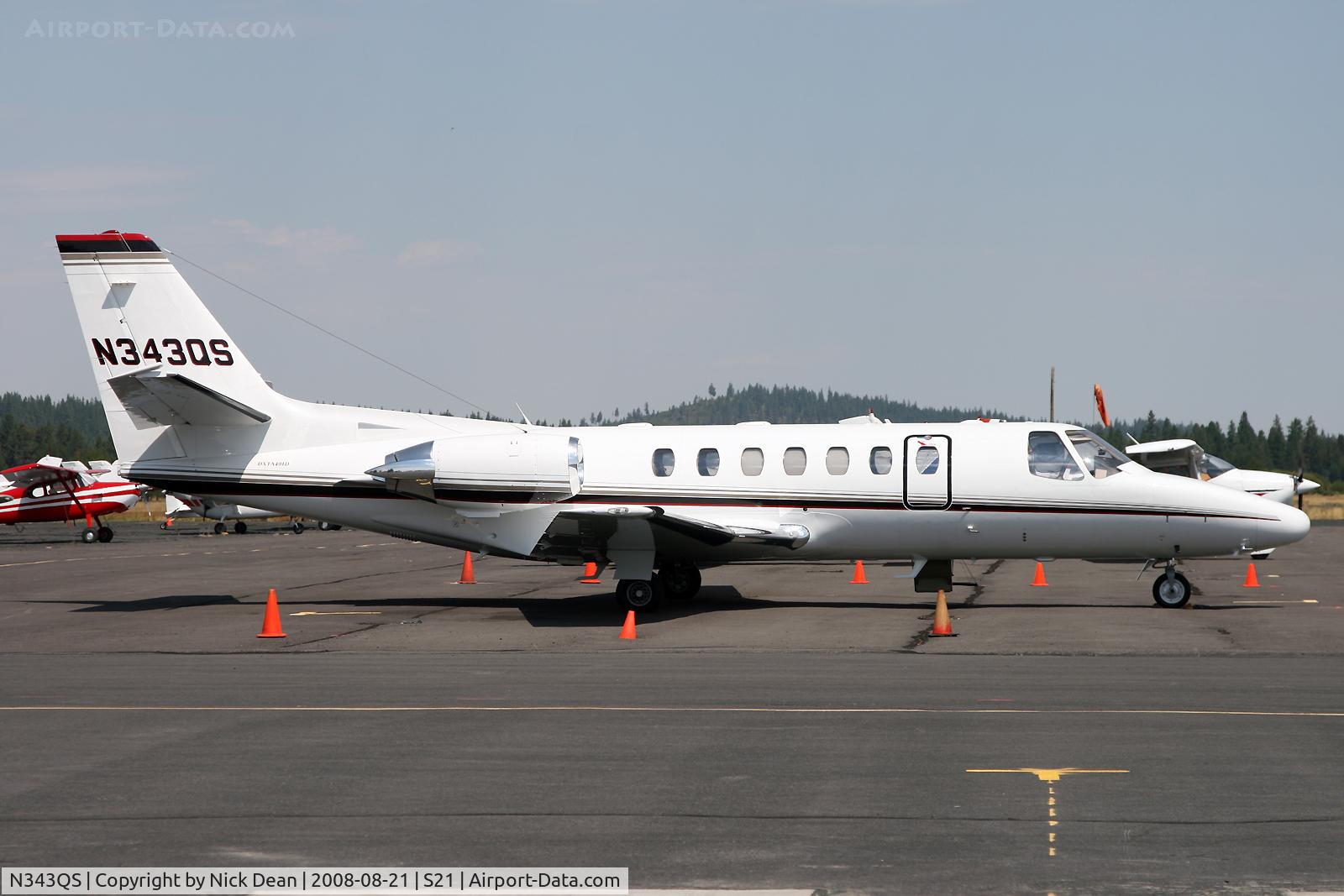 N343QS, 1997 Cessna 560 Citation Ultra C/N 560-0444, /