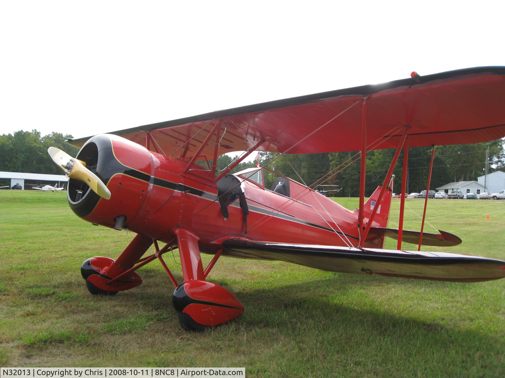 N32013, 1941 Waco UPF-7 C/N 5644, Waco at its home location - Lake Ridge Airopark - 8NC8