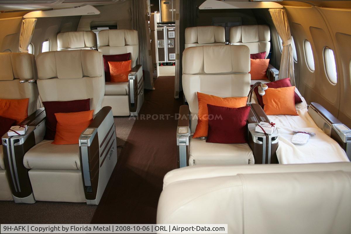 9H-AFK, 2005 Airbus A319-115 C/N 2592, Comlux Aviation A319 at NBAA 2008 Orlando
