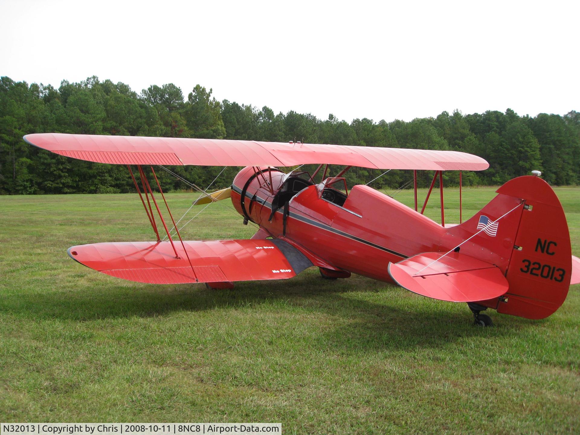 N32013, 1941 Waco UPF-7 C/N 5644, Waco at its home location - Lake Ridge Aero Park - 8NC8