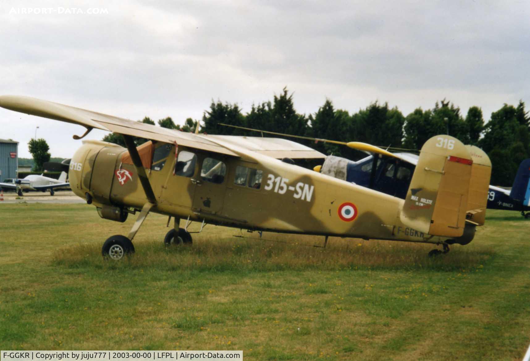 F-GGKR, Max Holste MH-1521M Broussard C/N 375, at Logne