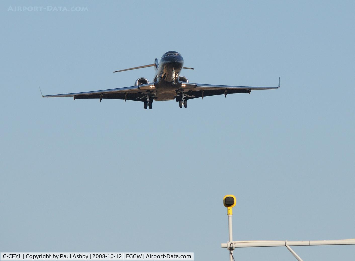 G-CEYL, 2006 Bombardier BD-700-1A10 Global Express C/N 9196, BD700 re-registered from VP-CRC