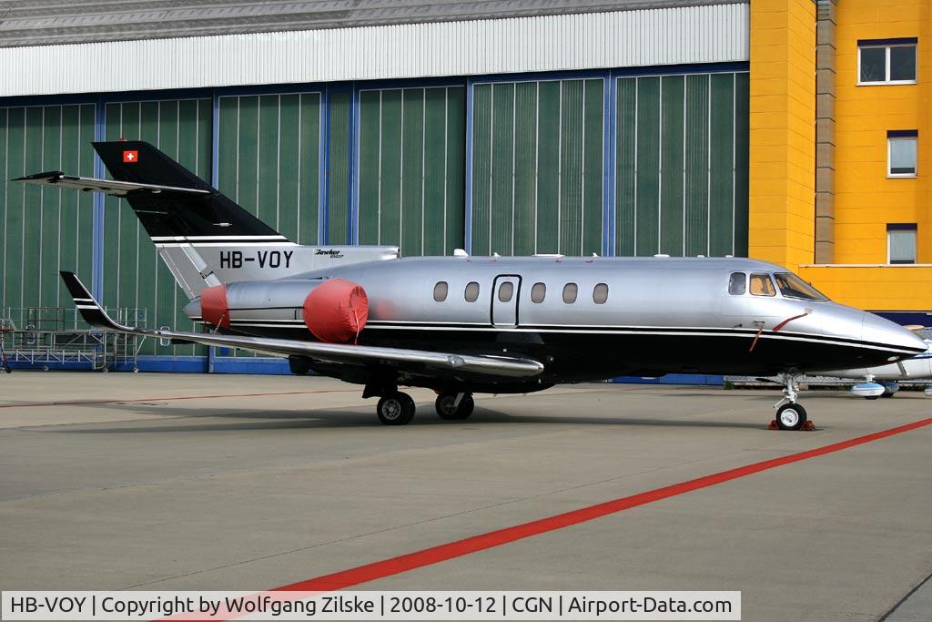 HB-VOY, 2008 Hawker Beechcraft Hawker 850XP C/N 258895, visitor