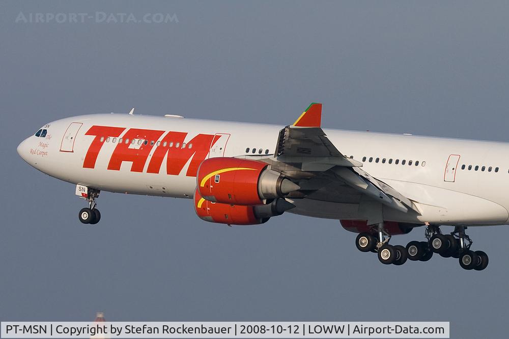 PT-MSN, 2003 Airbus A340-541 C/N 445, A345
