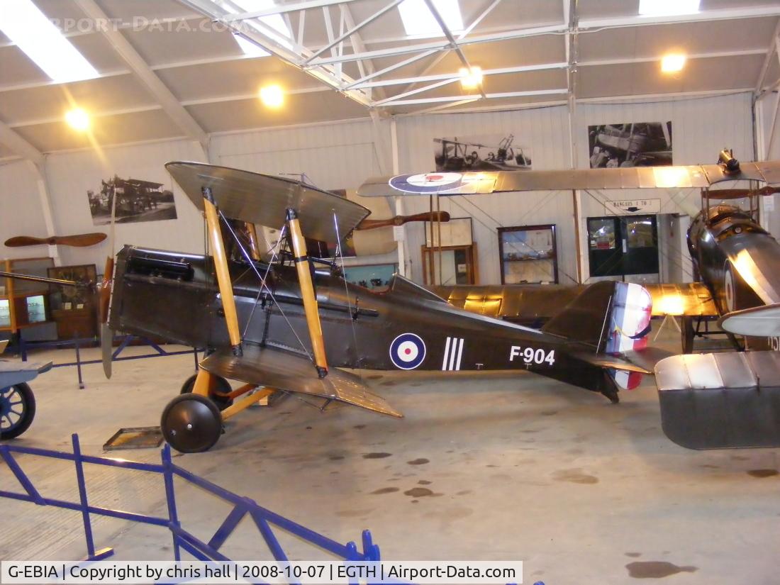 G-EBIA, 1918 Royal Aircraft Factory SE-5A C/N 654/2404, The Shuttleworth Collection, Old Warden