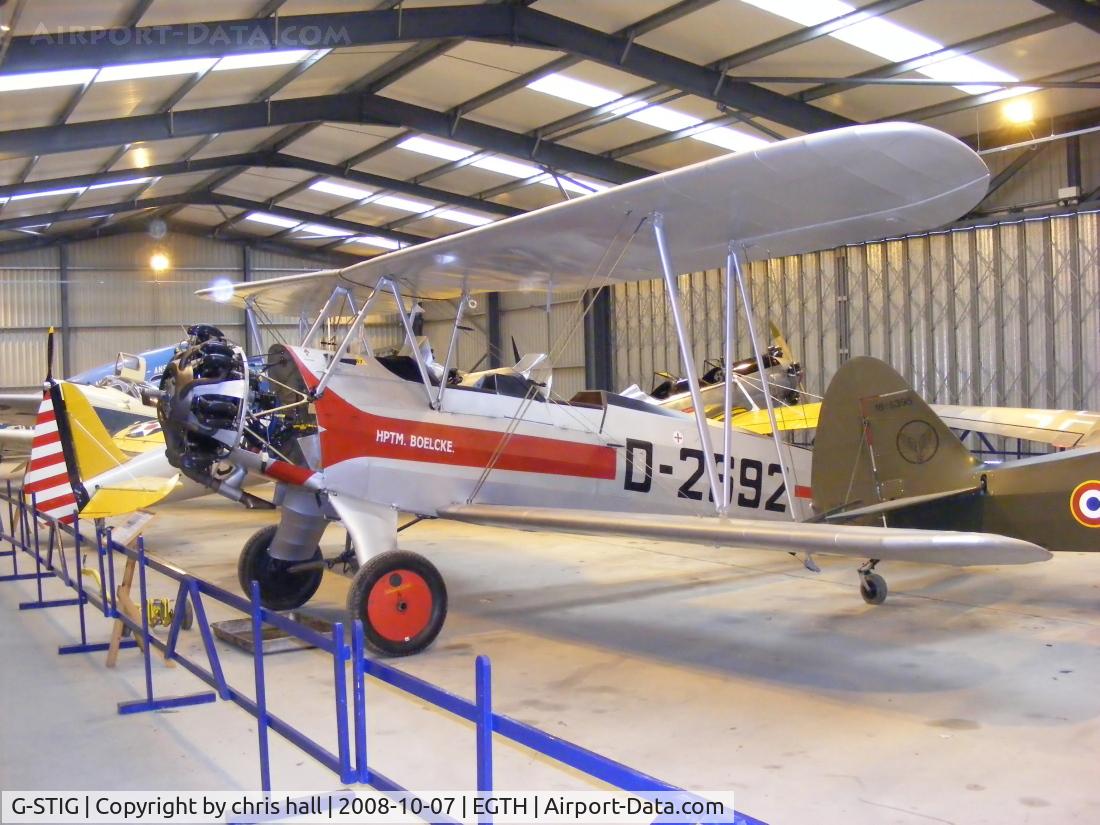 G-STIG, 1937 Focke-Wulf Fw-44J Stieglitz C/N 183, The Shuttleworth Collection, Old Warden