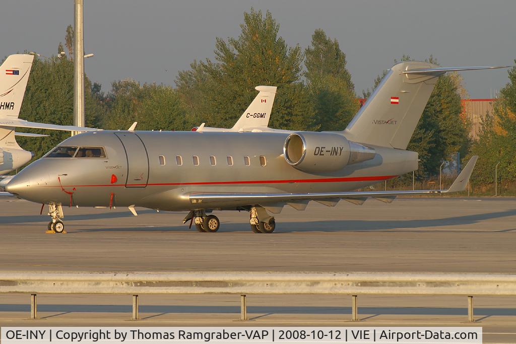 OE-INY, 2006 Bombardier Challenger 604 (CL-600-2B16) C/N 5644, Vista Jet Canadair CL600 Challenger