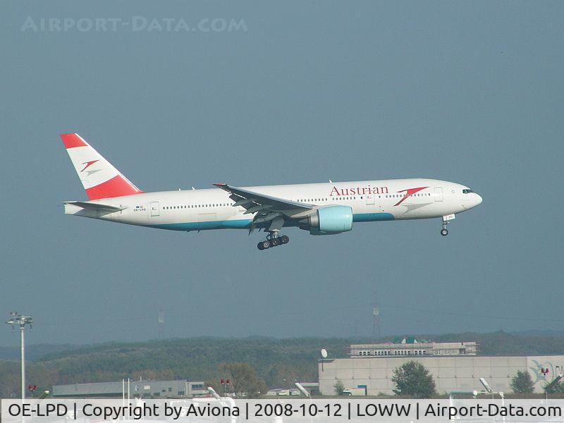 OE-LPD, 2006 Boeing 777-2Z9/ER C/N 35960, Austrian Airlines Boeing 777-2B8/ER