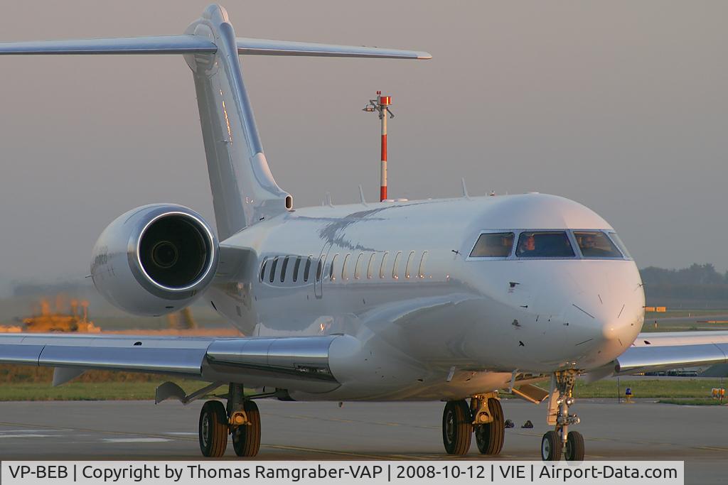VP-BEB, 2002 Bombardier BD-700-1A10 Global Express C/N 9115, Bombardier Globalexpress