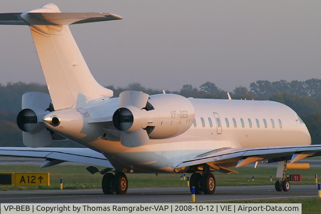 VP-BEB, 2002 Bombardier BD-700-1A10 Global Express C/N 9115, Bombardier Globalexpress