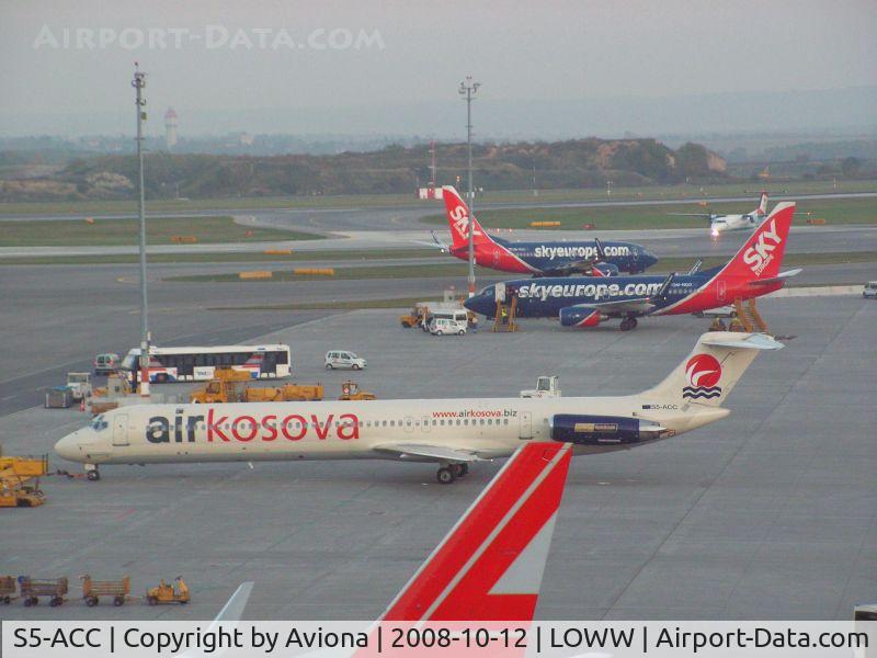 S5-ACC, 1982 McDonnell Douglas MD-82 (DC-9-82) C/N 48095, Air Kosova McDonnell Douglas MD-82
