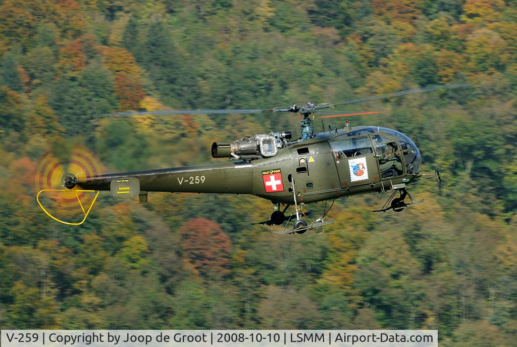 V-259, Aérospatiale SA-316B Alouette III C/N 135/1081, This Alouette is marked 