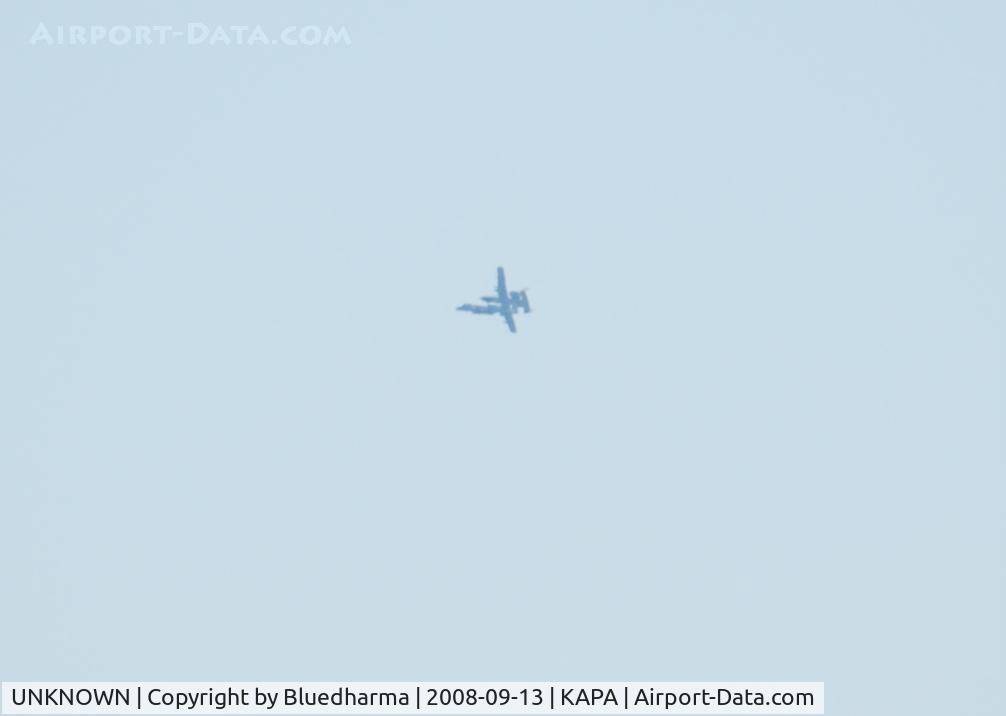 UNKNOWN, , A-10 flying into Buckley Air force base.