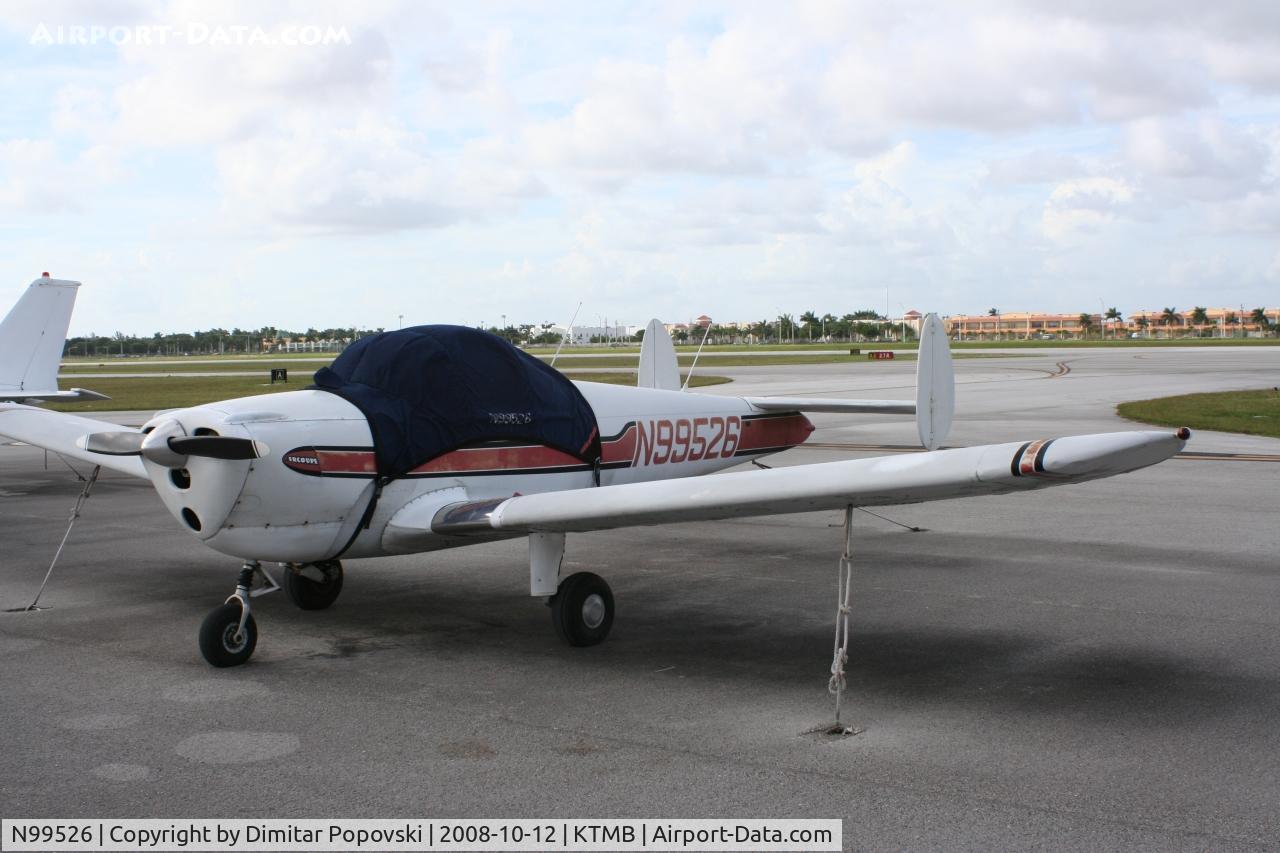 N99526, 1946 Erco 415C Ercoupe C/N 2149, Tamiami Airport