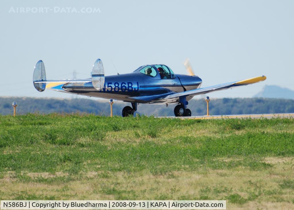 N586BJ, 1946 Erco 415C Ercoupe C/N 840, ERCOUPE 415-C on Position and hold for 17L.