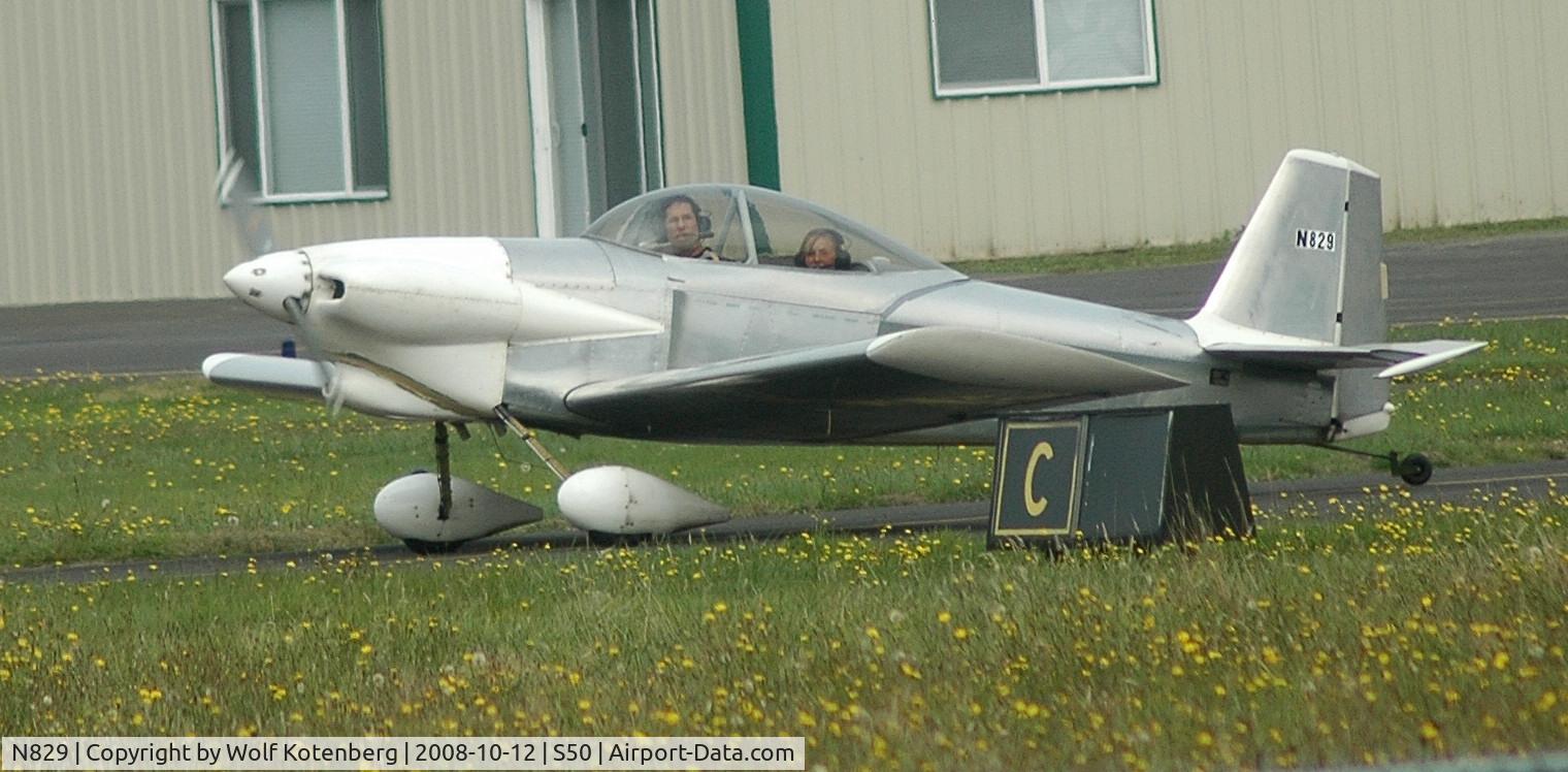 N829, 2003 Vans RV-4 C/N 2074, taxying