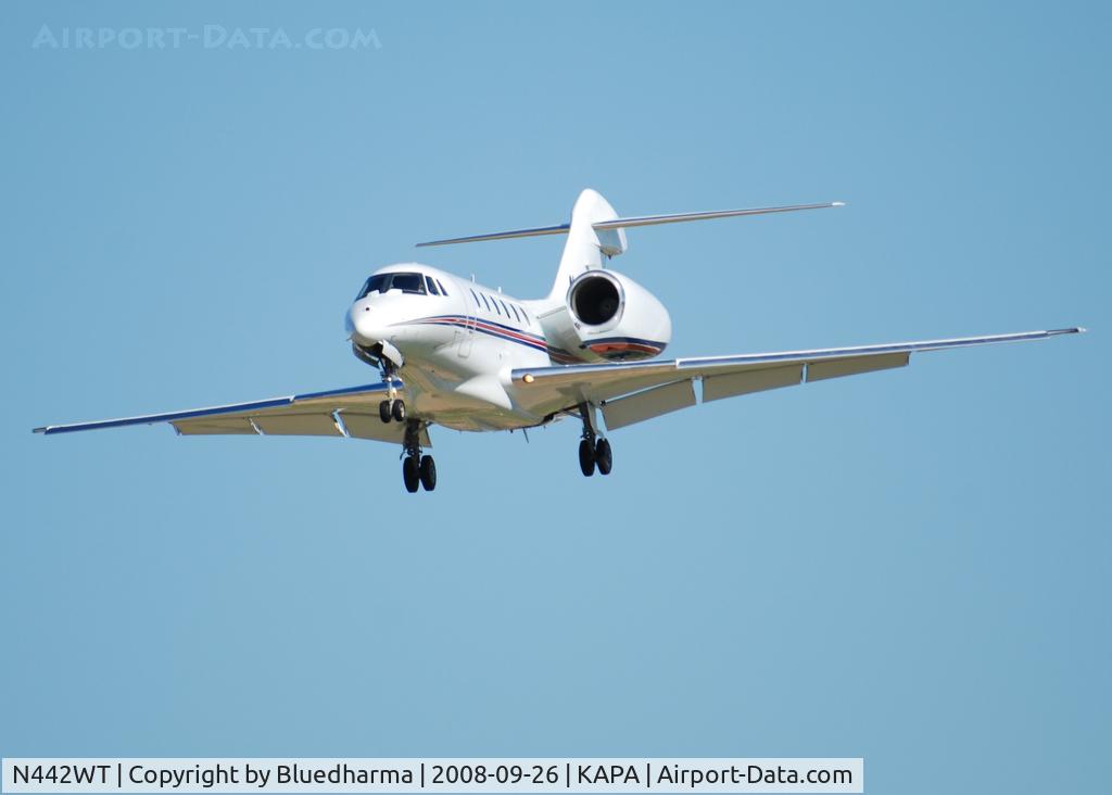 N442WT, 2004 Cessna 750 Citation X Citation X C/N 750-0233, On final approach to 17L.