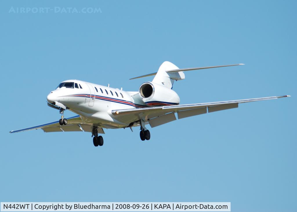 N442WT, 2004 Cessna 750 Citation X Citation X C/N 750-0233, On final approach to 17L.