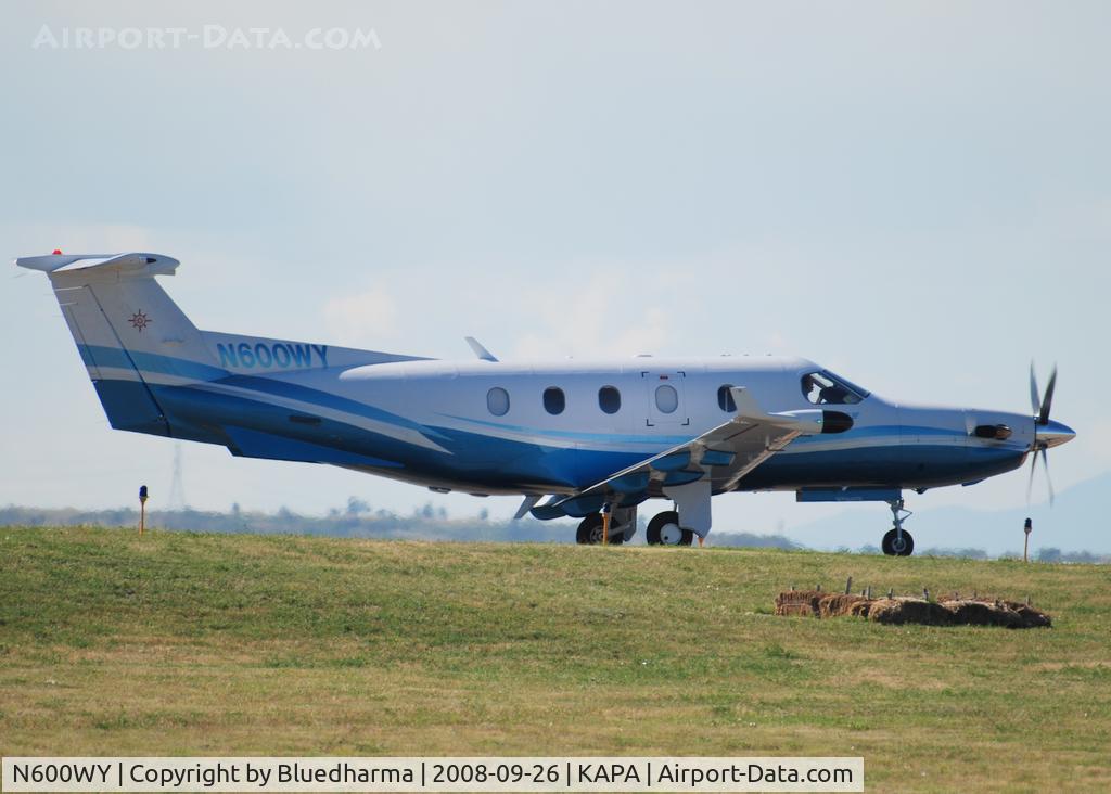 N600WY, 2003 Pilatus PC-12/45 C/N 526, Position and hold for 17L.