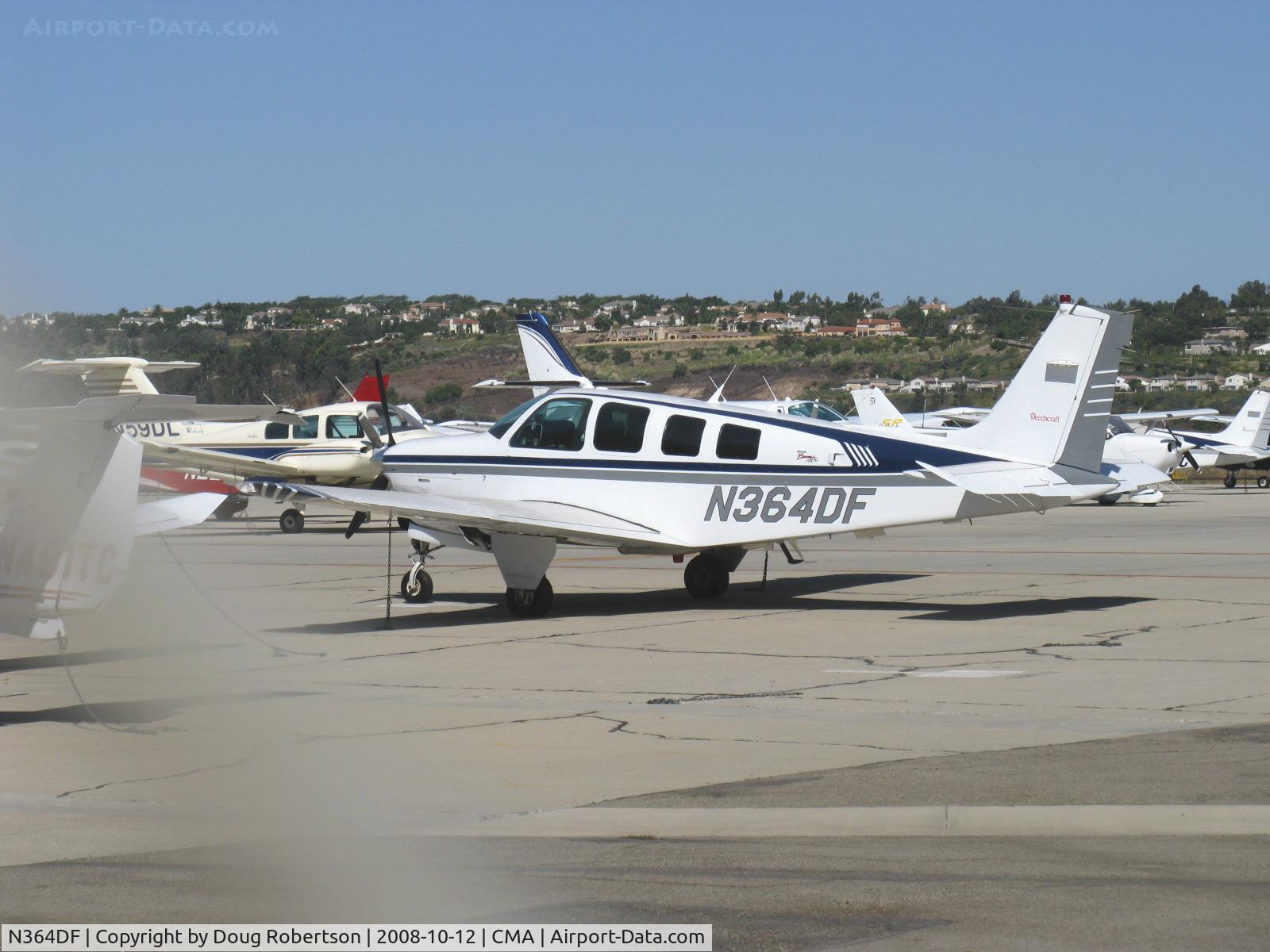 N364DF, 1997 Beech A36 Bonanza 36 C/N E-3091, 1997 Beech A36 BONANZA, Continental IO-550-B 300 Hp