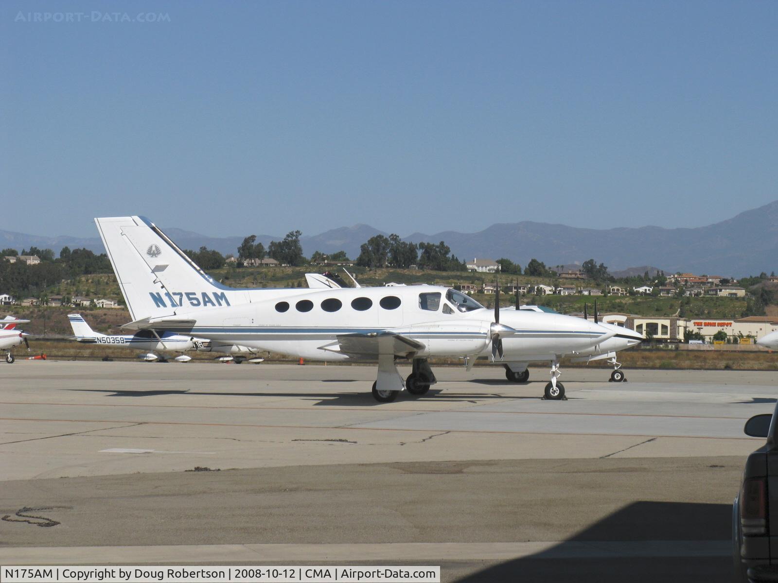 N175AM, Cessna 421C Golden Eagle C/N 421C1221, 1981 Cessna 421C GOLDEN EAGLE III, two Continental GTSIO-520-N 375 Hp each geared and turbocharged, McCauley three-blade fully-feathering constant speed props, air stair door