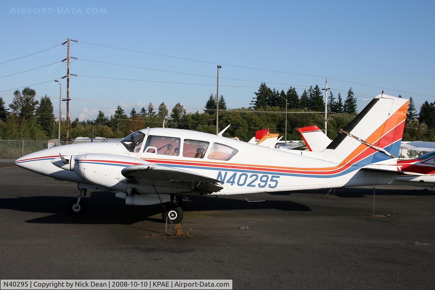 N40295, 1973 Piper PA-23-250 C/N 27-7305110, /