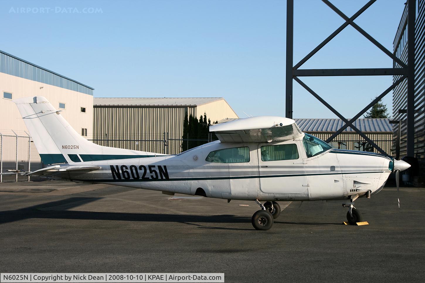 N6025N, 1978 Cessna T210M Turbo Centurion C/N 21062893, KPAE